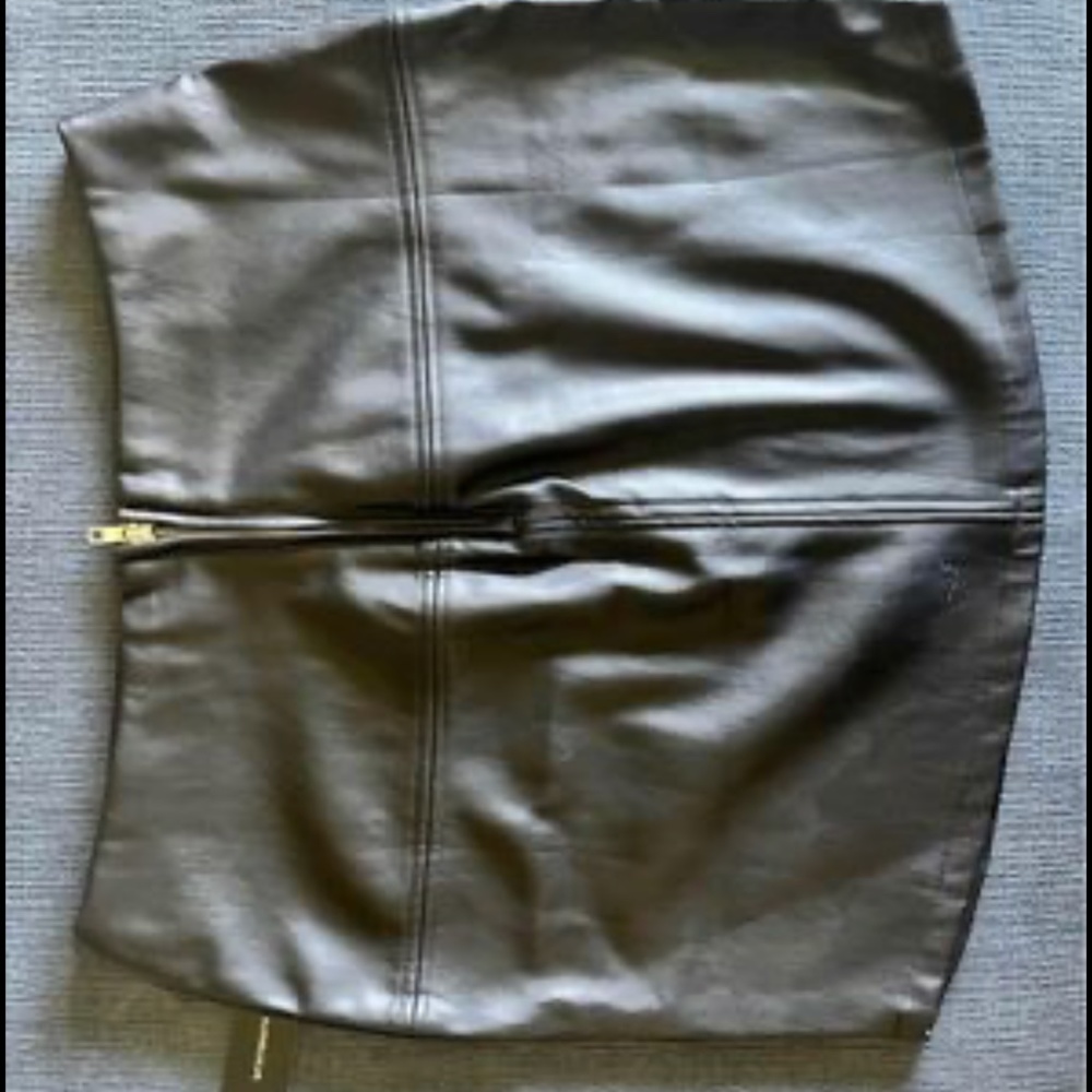 Lulus Leather Skirt